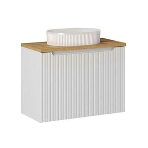 Petits-meubles UMÝVADLO 80cm Riva Biela a drevo vyobraziť