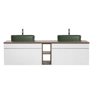 Petits-meubles DVOJITÉ UMÝVADLO 180cm Zelie Biela vyobraziť