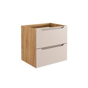 Petits-meubles SPODNÁ UMÝVADLOVÁ SKRINKA 60cm Mallory Béžová a drevo vyobraziť