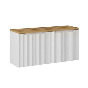Petits-meubles SPODNÁ UMÝVADLOVÁ SKRINKA 120cm Riva Biela a drevo vyobraziť