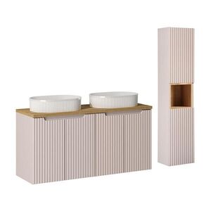 Petits-meubles KÚPEĽŇOVÝ NÁBYTOK 120cm Riva 2-dielna súprava Kašmír vyobraziť