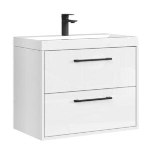 Badplaats KÚPEĽŇOVÁ ZOSTAVA Florence 2 diely lesklá biela - 60 x 35 x 51 cm vyobraziť