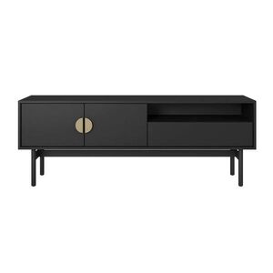 Selsey TV-STOLÍK Stoon II Čierna 154 cm vyobraziť