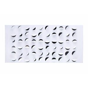 KUNSTLOFT KOVOVÁ NÁSTENNÁ DEKORÁCIA 118/57 cm, biela/čierna vyobraziť