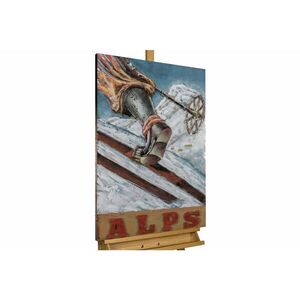 KUNSTLOFT KOVOVÝ OBRAZ 60/90 cm, športový motív, hnedý vyobraziť
