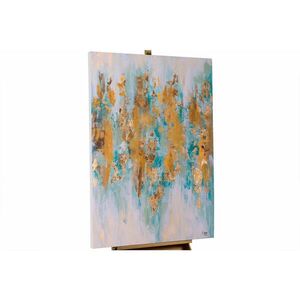 KUNSTLOFT RUČNE MAĽOVANÝ AKRYLOVÝ OBRAZ 75/100 cm, tyrkysový/béžový, krajinný motív vyobraziť