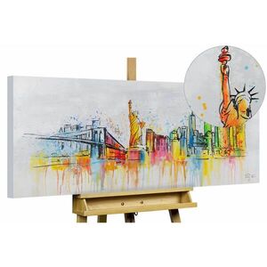 KUNSTLOFT OLEJOMAĽBA 120/60 cm, Mesto a architektúra vyobraziť