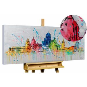 KUNSTLOFT RUČNE MAĽOVANÝ AKRYLOVÝ OBRAZ 120/60 cm, viacfarebný, krajinný motív vyobraziť