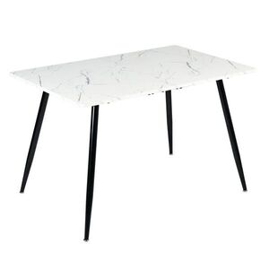 Urban Meuble JEDÁLENSKÝ STÔL 120/80/75 cm Rechteckige weiße vyobraziť