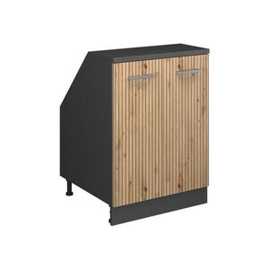 Vicco KUCHYNSKÁ SKRIŇA PRE ŠIKMÉ STRECHY R-Line Remeselný dub 60 cm s 2 dverami, korpus skrine hĺbka 60 cm vyobraziť