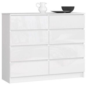 RAUMHIRSCH FURNITURE KOMODA Biela, lesklá biela 99/120/40 vyobraziť