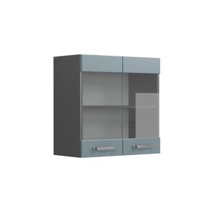 Vicco KUCHYNSKÁ SKLENENÁ SKRINKA R-Line Modrošedá 60 cm vyobraziť