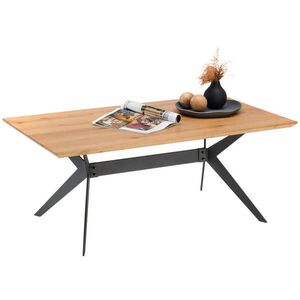 Hom`in KONFERENČNÝ STOLÍK, čierna, farba duba, drevo, kov, 110/65/45 cm vyobraziť