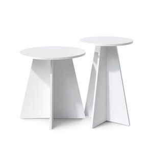 Vicco KONFERENČNÝ STOLÍK Forma, biely, 40 x 50 cm Sada 2 ks vyobraziť