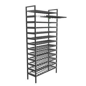 Metalo Pro KOVOVÝ STOJAN NA VÍNO Amarone na 117 fliaš čierna 170/80/30 cm vyobraziť