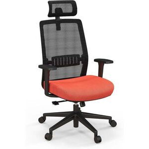 COSTWAY KANCELÁRSKA STOLIČKA 126 cm čierna vyobraziť