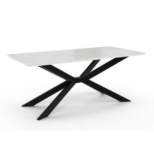 Home Collective JEDÁLENSKÝ STÔL 190 cm Biely s dekorom mramoru vyobraziť