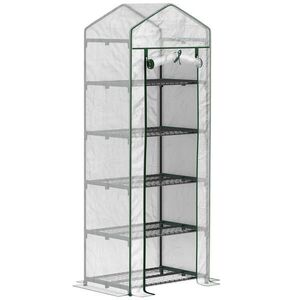 Modfu FÓLIOVNÍK z ocele 69x49x193 cm biely s 5 úrovňami, rolovacími dvierkami a kompaktnou konštrukciou vyobraziť