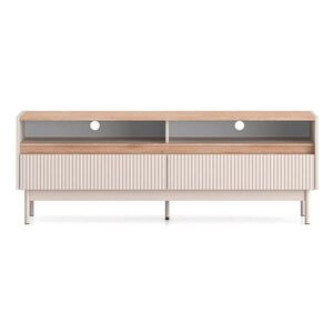 Selsey TV stolík Dunea kašmírovo sivý/drevodekor dub 154/40/55 cm vyobraziť