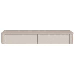 Selsey TV stolík Luvio závesný kašmírovo sivý 140/20/39 cm vyobraziť