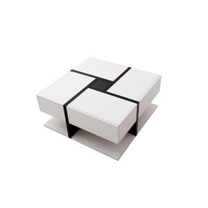 SHOPENTRA KONFERENČNÝ STOLÍK 78x78x36 cm so 4 zásuvkami vyobraziť