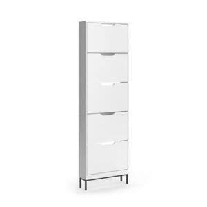 Vicco SKLÁPAČ TOPÁNOK Luca, biely, 59 x 192 cm s 5 výklopnými priehradkami vyobraziť