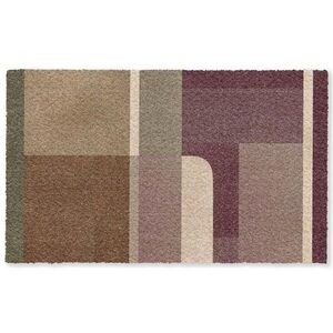 OnlyWow KOBERCE - Roviny - abstraktné - Bordeaux - línie - 150x90 cm vyobraziť