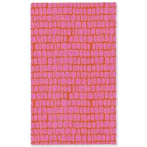 OnlyWow KOBERCE - Organic - Mriežka - Ružová - 90x150 cm vyobraziť