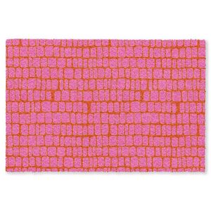 OnlyWow KOBERCE - Organic - Mriežka - Ružová - 120x80 cm vyobraziť