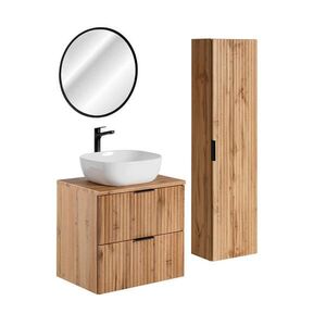 Petits-meubles KÚPEĽŇOVÝ NÁBYTOK 60.6cm Adriel 2-dielna súprava Dubové drevo vyobraziť
