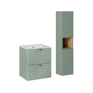 Petits-meubles KÚPEĽŇOVÝ NÁBYTOK 50cm Jade 2-dielna súprava Zelená vyobraziť