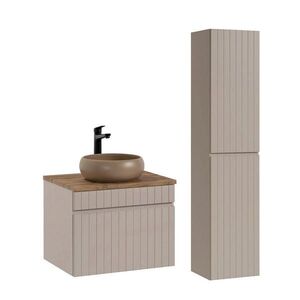 Petits-meubles KÚPEĽŇOVÝ NÁBYTOK 60.4cm Zelie 2-dielna súprava Kašmír vyobraziť