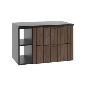 Petits-meubles SPODNÁ UMÝVADLOVÁ SKRINKA 80.6cm Siena Drevo a čierna farba vyobraziť