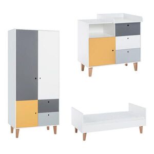 Petits-meubles IZBA PRE BÁBÄTKO 3-dielny Concept žltá vyobraziť
