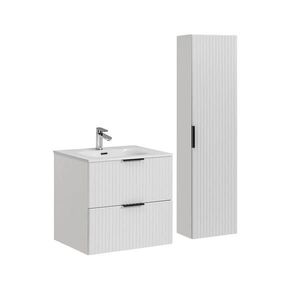 Petits-meubles KÚPEĽŇOVÝ NÁBYTOK 60.2cm Adriel 2-dielna súprava Biela vyobraziť