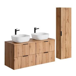 Petits-meubles KÚPEĽŇOVÝ NÁBYTOK 120.8cm Adriel 2-dielna súprava Dubové drevo vyobraziť