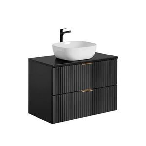 Petits-meubles UMÝVADLO 80.6cm Adriel Matná čierna vyobraziť