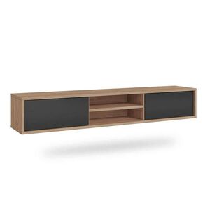 Petits-meubles TV STOLÍK Idra Šedá a drevo vyobraziť