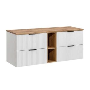 Petits-meubles SPODNÁ UMÝVADLOVÁ SKRINKA 140.8cm Adriel Biela vyobraziť