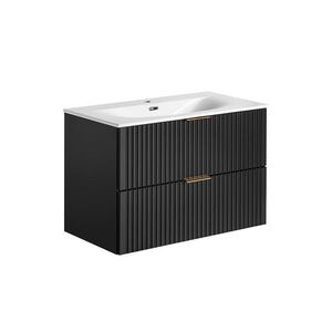 Petits-meubles UMÝVADLO 80.2cm Adriel Matná čierna vyobraziť