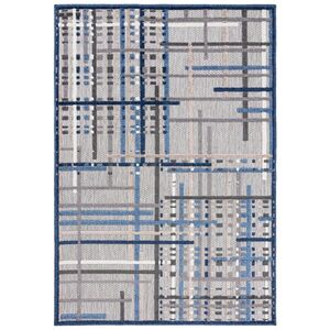 Mazovia KOBEREC modrý geometrický pruhy - 80x150 cm vyobraziť