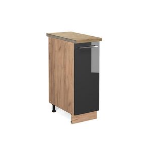 Vicco LEKÁRENSKÁ SKRINKA Fame-Line Antracit vysoký lesk 30 cm , AP Oak vyobraziť