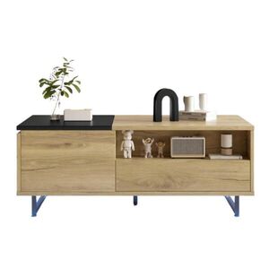 OKWISH KONFERENČNÝ stolík 103, 5/50/27, 5 cm prírodná farba s výklopnou doskou, úložným priestorom a LED osvetlením z kompozitného dreva vyobraziť
