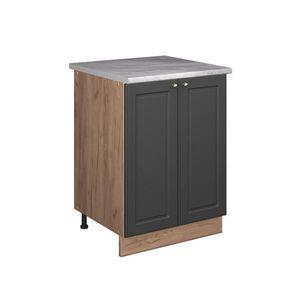 Vicco SPODNÁ SKRINKA POD DREZ Fame-Line, Antracitovo-zlatý vidiecky dom/Dub Goldkraft, 60 cm vyobraziť