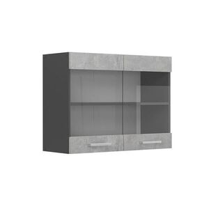 Vicco KUCHYNSKÁ SKLENENÁ SKRINKA R-Line betón 80 cm vyobraziť