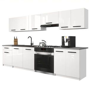 B BELINI GROUP KUCHYNSKÁ linka Italia 2 240 cm, s pracovnou doskou, biela, vysoký lesk vyobraziť