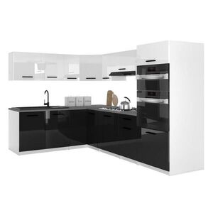 B BELINI GROUP KUCHYNSKÁ linka Italia 8 420 cm, s pracovnou doskou, bielo-čierna vyobraziť