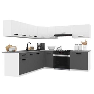 B BELINI GROUP KUCHYNSKÁ linka Italia 7 420 cm, s pracovnou doskou, bielo-sivá matná vyobraziť