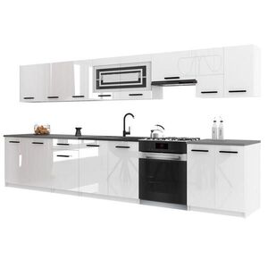 B BELINI GROUP KUCHYNSKÁ linka Italia 3 320 cm, s pracovnou doskou, biela s vysokým leskom vyobraziť