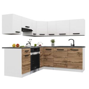 B BELINI GROUP KUCHYNSKÁ linka Italia 6 360 cm, s pracovnou doskou, biela/zlatohnedá matná vyobraziť